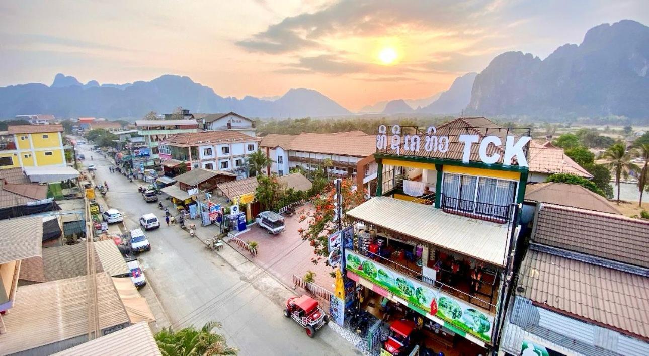 Vang Vieng Ruby Backpackers Hostel Exterior foto